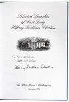 Selected Speeches of Hillary Rodham Clinton - One of only 110 copies