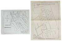 Two maps of mines in the Goldfield, Colorado area