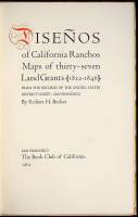 Dise&ntilde;os of California Ranchos Maps of thrity-seven Land Grants [1822-1846], from the Records of the United States District Court, San Francisco