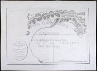 Plan de la Baie de Monterey, dans la Californie Septentrionale, par 36°.38' de Latitude Nord et 124°.3' de Longitude Occidentale pour servir au Voyage de M. de La Pérouse