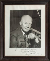 Signed photograph of Dwight D. Eisenhower