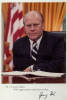 Signed photograph of Gerald Ford