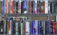 Approximately 170 volumes Fiction, Mystery, Science Fiction, etc. Including: Brian W. Aldriss, Ridley Pearson, Christopher Moore, etc.