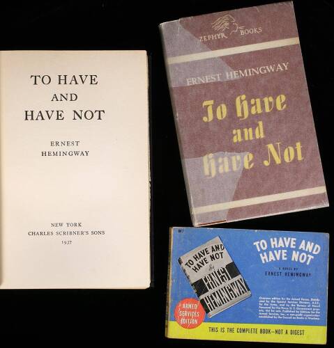 To Have and Have Not - 3 editions