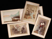 Album with 68 hand-colored albumen photographs