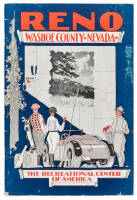 Reno, the recreational center of America: This book is a general outline of Reno and Washoe County. A review of a country of scenic marvels and countless opportunities in commercial development