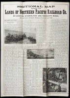 Map Showing Land Grant of the Northern Pacific Railroad Co. in Eastern Washington and Northern Idaho. Corrected up to Sept. 1, 1892. Scale 6 miles to 1 inch