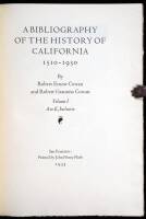 A Bibliography of the History of California, 1510-1930.