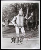 Movie still of Jack Haley as the Tin Man, signed by Haley