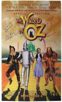 Lot of five posters, two photographs, & five trading cards signed by Munchins