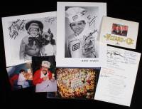 Lot of 5 items signed by various Munchkins and others