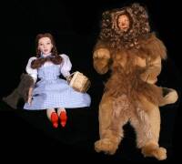 Lot of 4 Dolls from the Mattel Wizard of Oz Porcelain Doll Collection