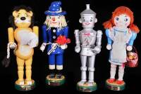 Lot of 4 Wizard of Oz Character Nutcrackers from Kurt S. Adler, Inc.
