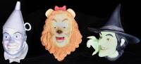 Lot of 6 Wizard of Oz wall sculptures from the Warner Brothers Studio Store Costume Collection