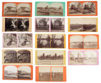 Ten stereo views of Massachusetts and four of Connecticut