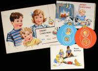 Lot of approx. 9 Dick and Jane items relating to Christmas