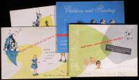 Four promotional and instructional booklets for Dick and Jane and the reading program