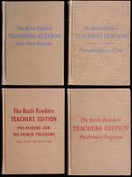 Lot of four teacher's editions for the primers and pre-primers