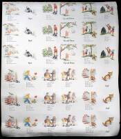 Uncut proof sheet for We Look and See