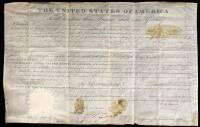 Document Signed by John Quincy Adams as President