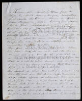 Hand-written notice of mining claim in Tuolumne County, June 14, 1851