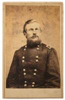 Carte-de-visite photograph of General George Crook, inscribed and signed