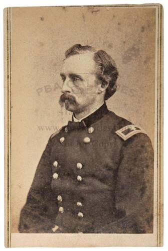 Carte de visite photograph of Custer