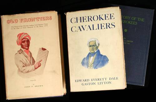 Lot of three volumes on Cherokee Indians