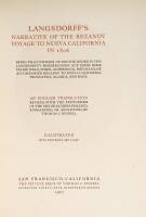 Langsdorff's Narrative of the Rezanov Voyage to Nueva California in 1806...