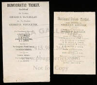 Lot of 2 U.S. voter tickets