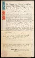 Indenture deed between William C. Ralston and Oliver G. Dawson for the Kewanee Ledge claim