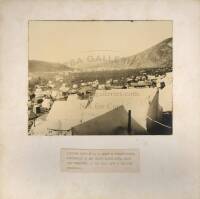 Lot of 14 silver photographs of scenes during the Alaska Gold Rush