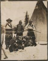 Lot of six silver photographs of Native Americans