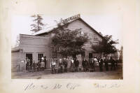 Album with 38 mounted albumen photographs of Big Trees, Gold Country towns, mines, etc.