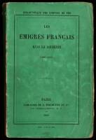 Les Émigrés Français dans la Louisiane, (1800-1804)