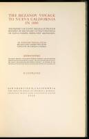 The Rezanov Voyage to Nueva California in 1806. The Report of Count Nikolai Petrovich Rezanov of His Voyage to that Provincia of Nueva Espa&ntilde;a from New Archangel