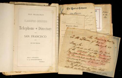 Manuscript memoir by Christian Schachtebeck, a German who immigrated to the San Francisco in 1882