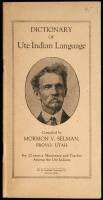 Dictionary of Ute Indian Language