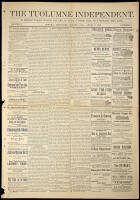 The Tuolumne Independent. April 8, 1882. Volume II, No. 2