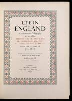 Life in England in Aquatint and Lithography 1770-1860. Architecture, Drawing Books, Art Collections, Magazines, Navy and Army, Panorama, etc. From the Library of J.R. Abbey
