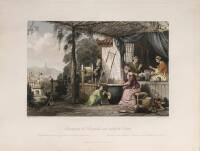 Collection of approximately 100 steel-engraved plates