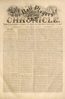 The Ball Players&rsquo; Chronicle: A Weekly Journal Devoted to the Interests of the American Game of Base Ball and Kindred Sports of the Field