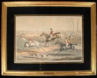 Three fox-hunting prints engraved by P. Hunt after Henry Allken