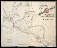 Map of the Veracruz and Isthmus Railroad (Formerly Veracruz & Pacific R.R.) and its Connections
