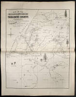 Map of the Principal Quartz and Gravel Mines in Tuolumne County, California. Taken from Government Surveys and Mining Records. By J.P. Dart, Mining Engineer. Scale - One Mile to One Inch. Sonora, August, 1879