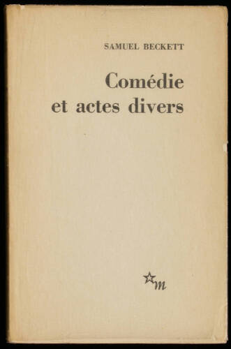 Com&eacute;die et actes divers