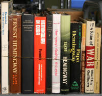 Collection of 11 volumes with Hemingway references