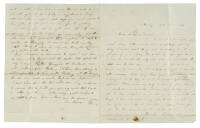 Autograph Letter Signed "Lorow"(?) - about a Black man tried for murder in Ohio