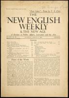 "East Coker": Poem by T.S. Eliot [in] The New English Weekly & the New Age. A Review of Public Affairs, Literature and the Arts, Vol. XVI, No. 22, March 21, 1940