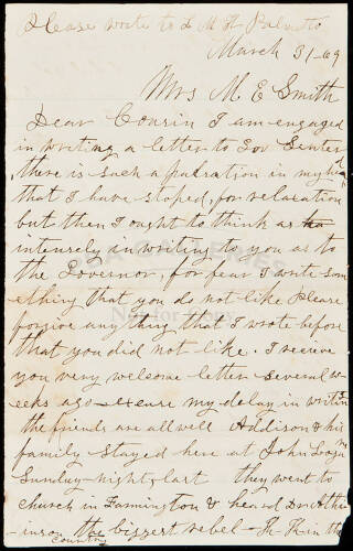 Autograph Letter - 1869 Helping Blacks Fight the KKK in Tennessee